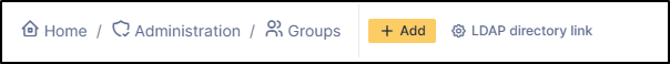 Add groups from LDAP