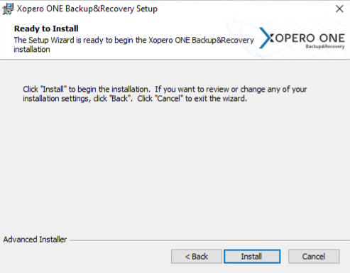 Xopero ONE updating creator