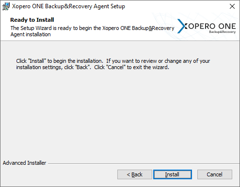 Installation of Xopero ONE