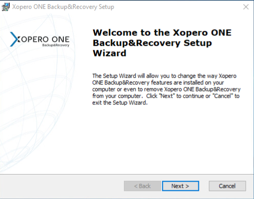 Xopero ONE updating creator