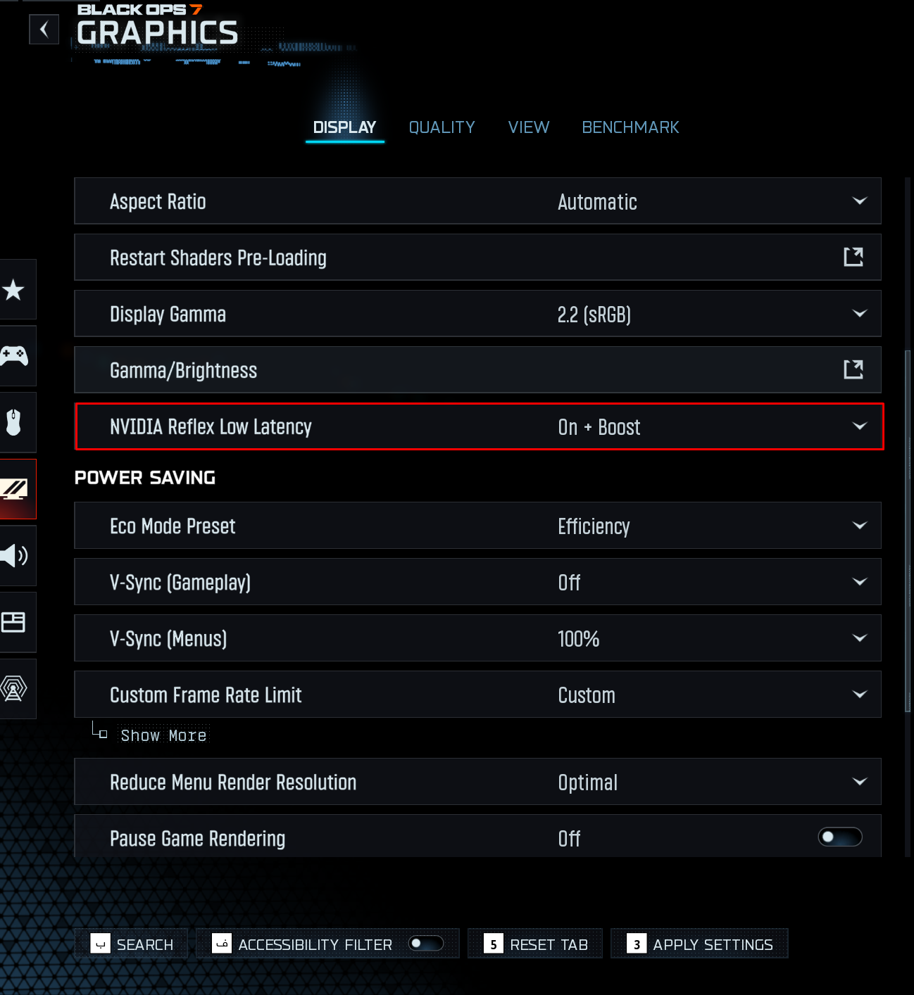 Display Settings Important