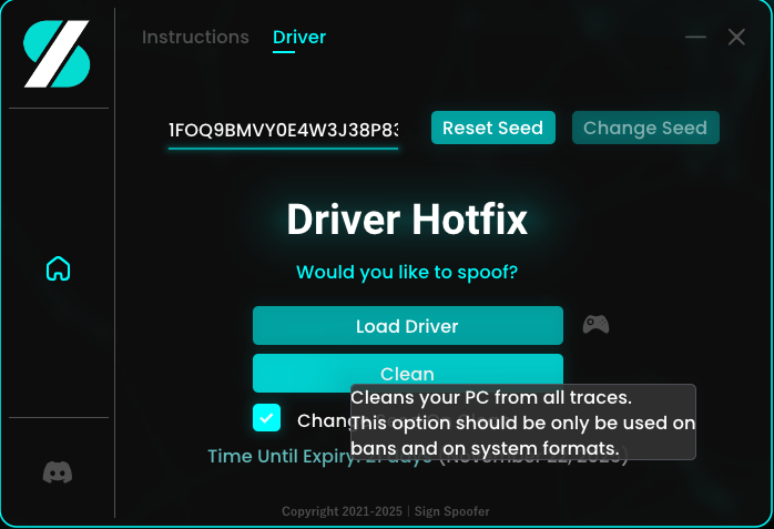 System Cleaning Page