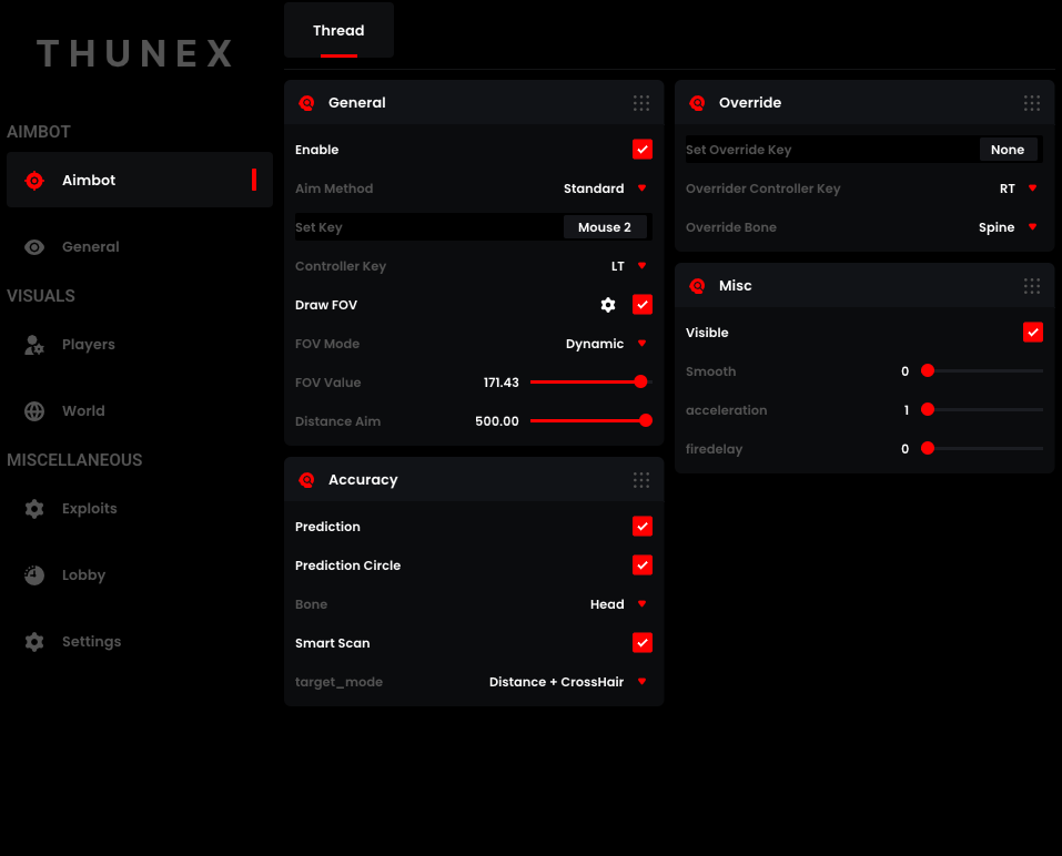 Aimbot Settings 1