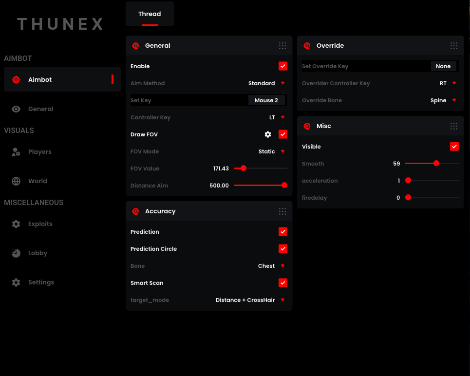 Aimbot Settings 1