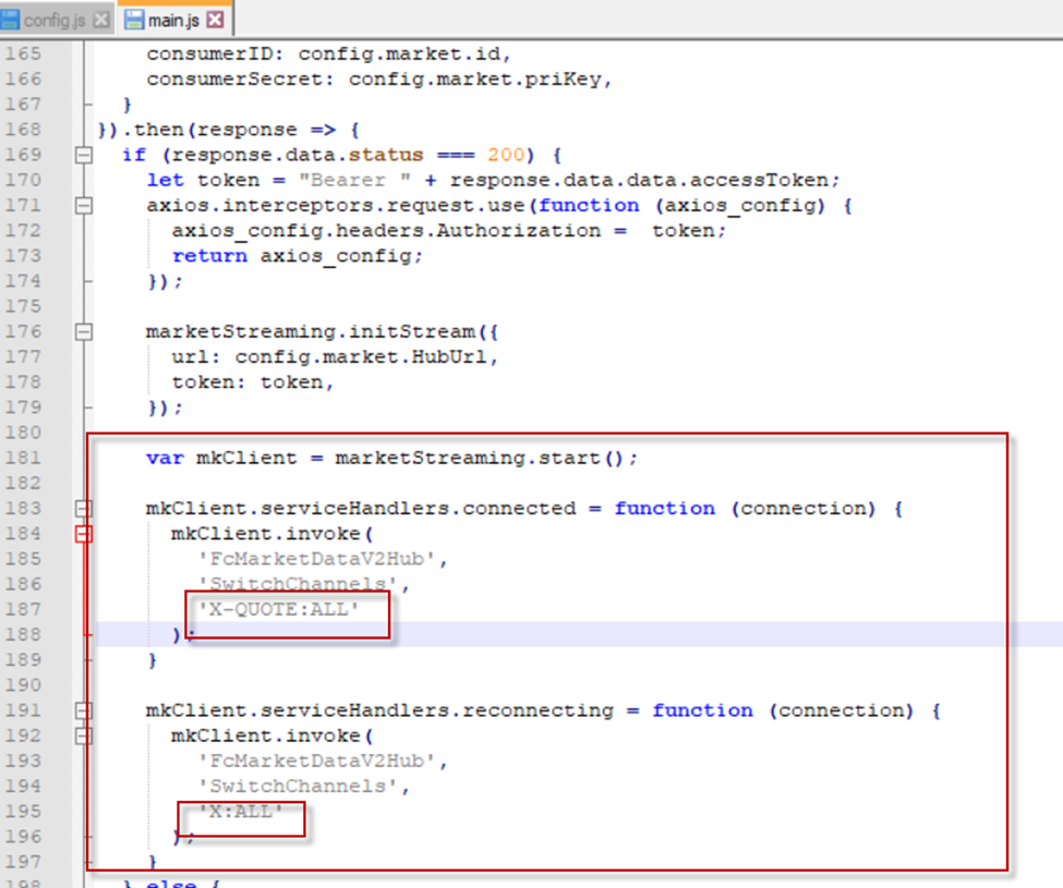 Sample client guide - FastConnect API